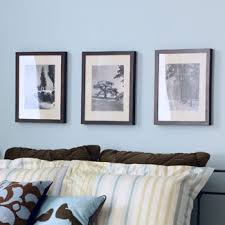 brown and blue decor