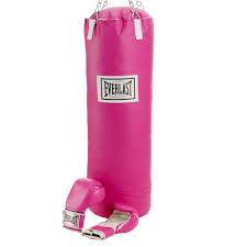 pink everlast punching bag
