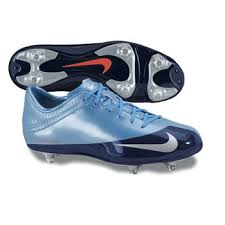 blue nike boots