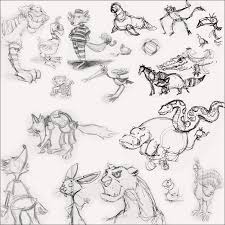 sketching animals