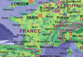 frankreich map