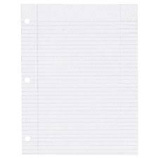 wide ruled filler paper