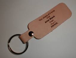 leather key