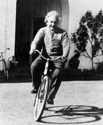 albert einstein bicycle