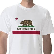 california flag t shirts
