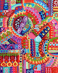 acrylic abstract paintings