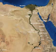 egypt travel map