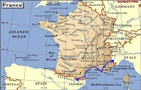 frankreich map
