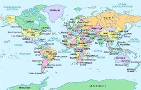 carte du monde 2008