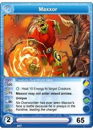 chaotic cards maxxor