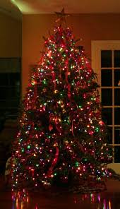 christmas decorate with wreath on windows