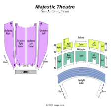 majestic theater seating chart