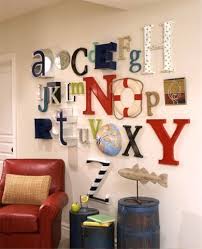 alphabet wall