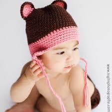 baby hat with ears