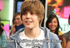 Justin Bieber is.