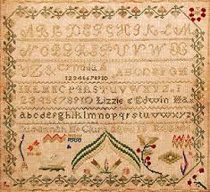 antique sampler