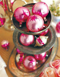 hot pink christmas decorations