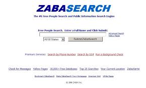 A site called Zabasearch.com