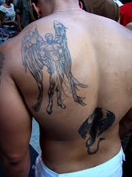 Perfect Angel Tattoo Design for Men
