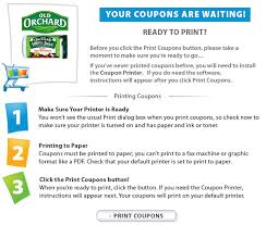 to print an online coupon
