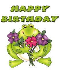 October Birthdays! :D FrogFlowersHappyBday