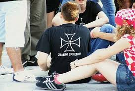 T-shirt with �Za Dom Spremni�