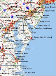 OCEAN CITY MARYLAND MAP