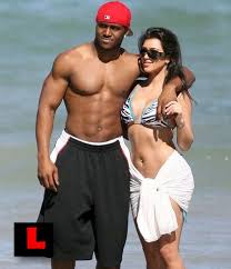 Kim Kardashian and Reggie Bush