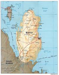 CIA Map Qatar 1995
