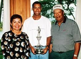 Kultida and Earl Woods.