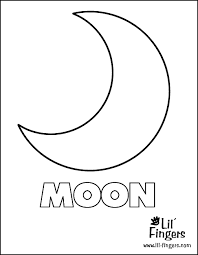 moon coloring