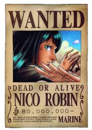  الجوائز المالية لقراصنة ..... one piece.... ( شخصيات جديدة ) 1_Wanted_Nico_Robin