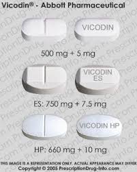 Vicodin Appearance