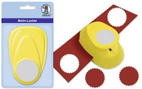 Image result for Ursus Motiv-Locher "Oval Bogenlinie", groß, Farbe: gelb