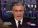 hand in Keith Olbermann's