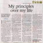 Singapore Newspaper Clippings: Dr Lee Wei Ling - My principles ...