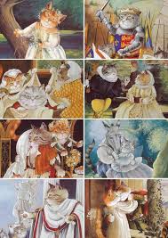 [Freies Verschiffen] Susan Herbert: Katzen in den berühmten Szenen, Hand malt Großverkauf u. Einzelverkauf - -Free-Shipping-Susan-Herbert-Cats-in-famous-scenes-Hand-Paints-8PCS-Postcard-Wholesale-Retail