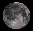 Full <b>moon</b> in the darkness of