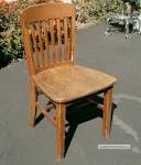 Vintage Antique Wooden Desk Chair Walnut Wood High Point Bending ...
