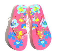 Pink Hawaiian Flowers Women Beach Flip Flops Retail $38 | eBay