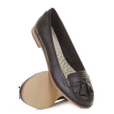 WOMENS CLARKS ANGELICA SLICE FLAT LEATHER LOAFER SMART LADIES ...