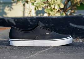 Refined Skateboard Shoes : Vans Authentic Italian Leather