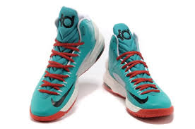 Women's Nike Zoom Kevin Durant's KD V Basketball shoes Green/White ...