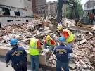 Demolition resumes at collapse site