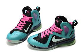 Cheap Nike Lebron 9 P.S. Elite Green Black Pink Basketball Shoes ...