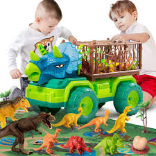TEMI Dinosaur Truck Toys for Kids 3-5 Years