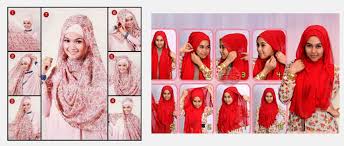 Cara memakai jilbab paris untuk wajah bulat dan pipi tembem ...