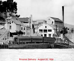 INMATES ARRIVE AT ALCATRAZ ... INMATES ARRIVE AT ALCATRAZ ...