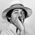 Obama Thanks Drug Dealer in High School Yearbook - barack_obama_smoking_pot