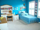Photo 05 – Blue Wall Painting for Girls Bedroom : Home Improvement ...